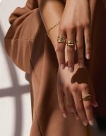 انگشتر طلا زنانه دامله - تصویر 2