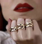 انگشتر طلا زنانه مدل گره