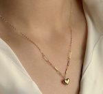 گردنبند طلا زنانه قلب مينياتوری